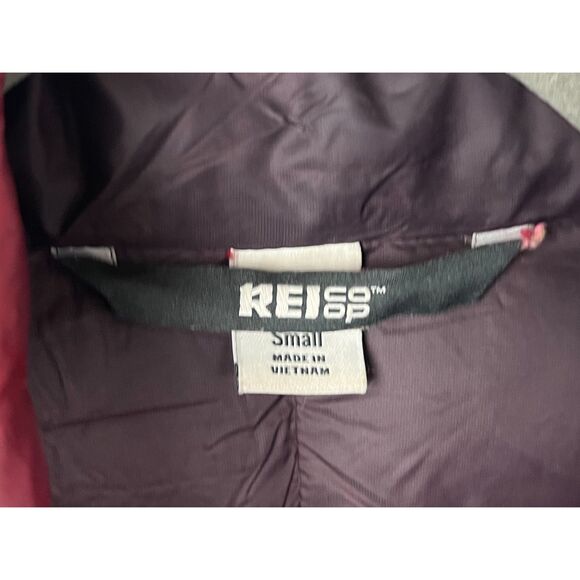 REI CO OP Red Puffer Insulated Hiking Snow Jacket Coat Women's Size Small - Picture 4 of 10